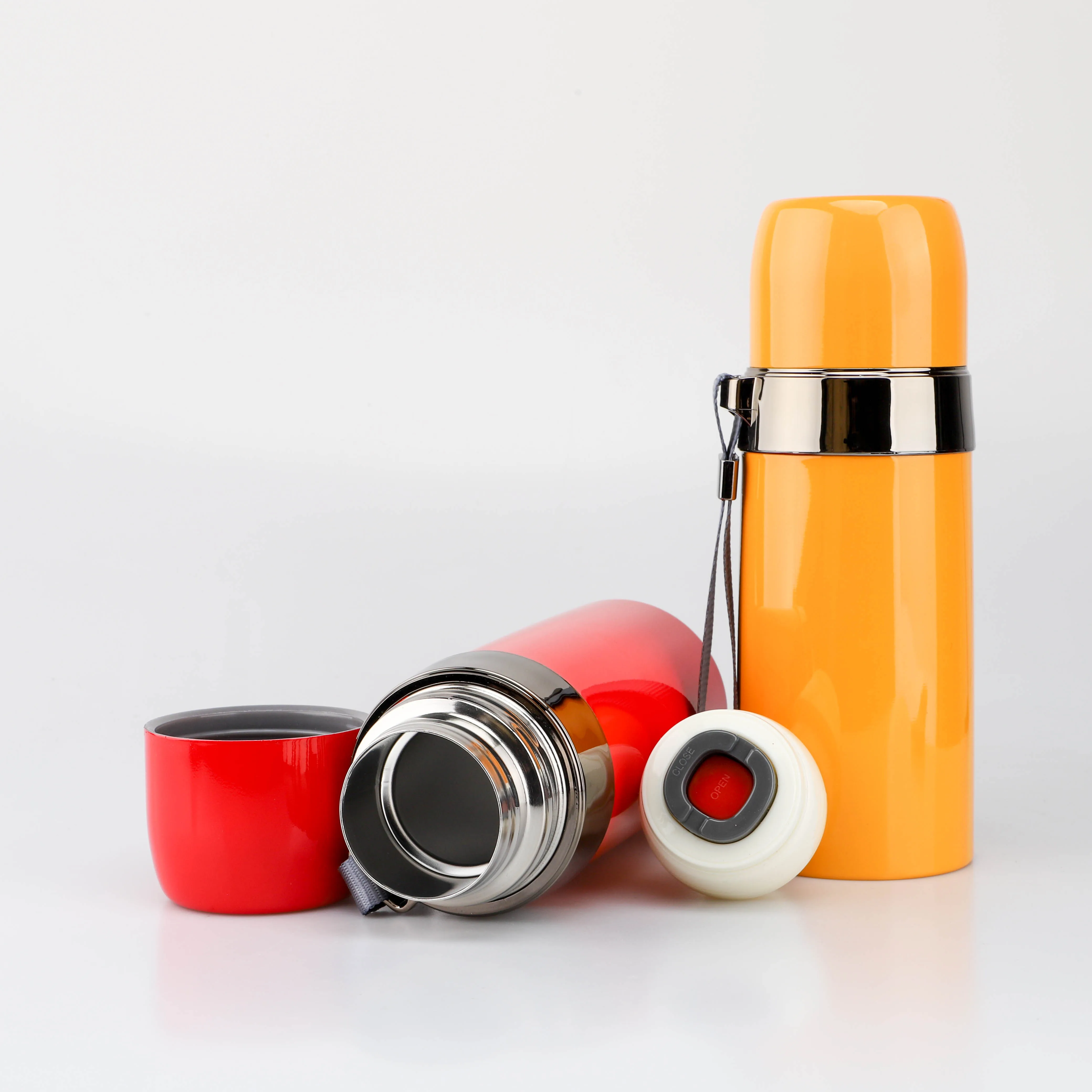 Зазор 350 мл двойная стена 304 нержавеющая сталь вакуумный термос Спортивная