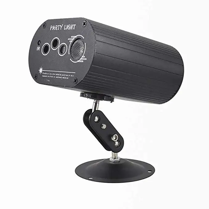 Диско-лазерный светильник полноцветный RGB лазерный проектор светодиодный