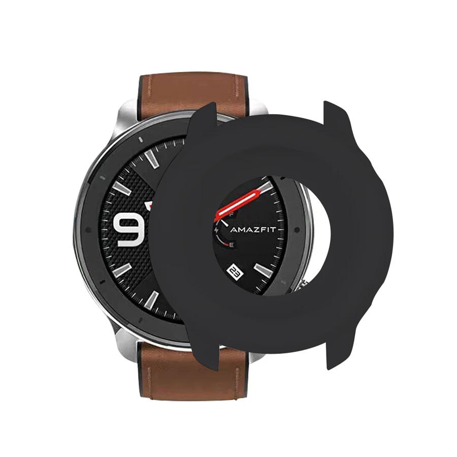 Для Amazfit GTR Чехол Мягкий ТПУ полный Чехол защитный бампер Рамка протектор для Xiaomi Huami Amazfit GTR 47 мм аксессуары для часов