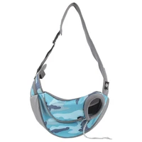 breathable dogs bag carrier widened shoulder fashion camouflage cat dog single shoulder bag comfort mesh oxford handbag
