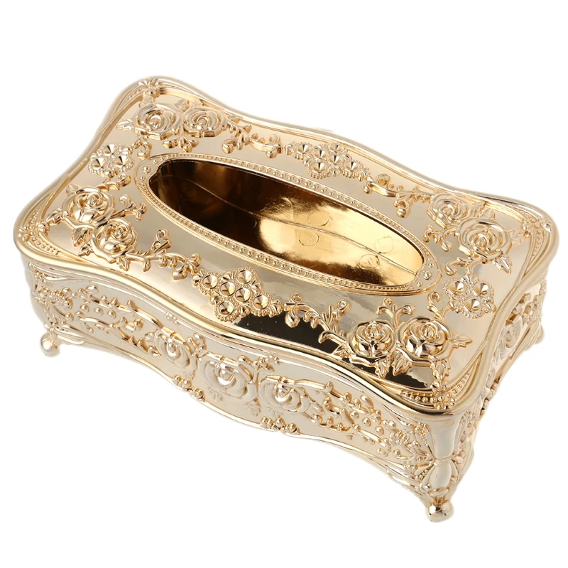 Роскошный европейский стиль акриловая коробка для салфеток KTV носовой платок