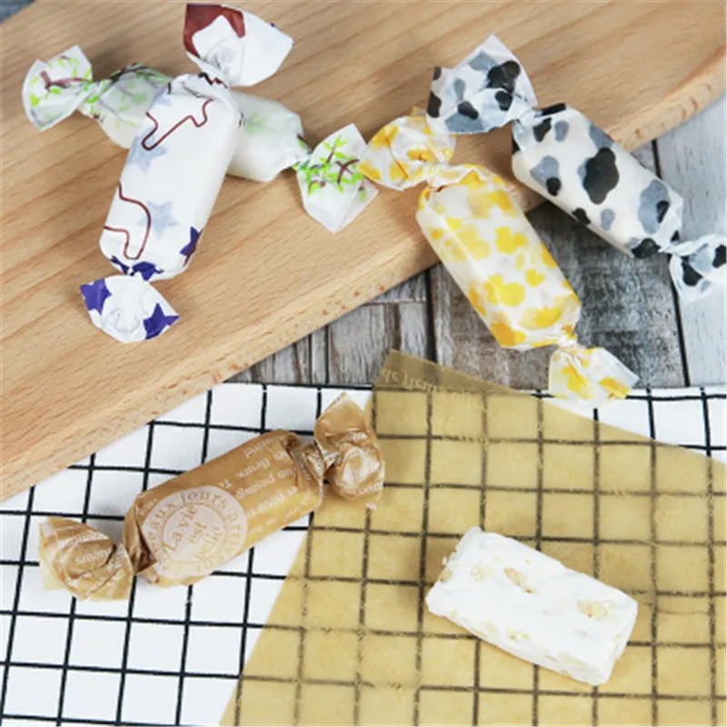 25 шт. фантика Еда выпечки Упаковка Вощеная Бумага сумки для Одежда свадьбы дня