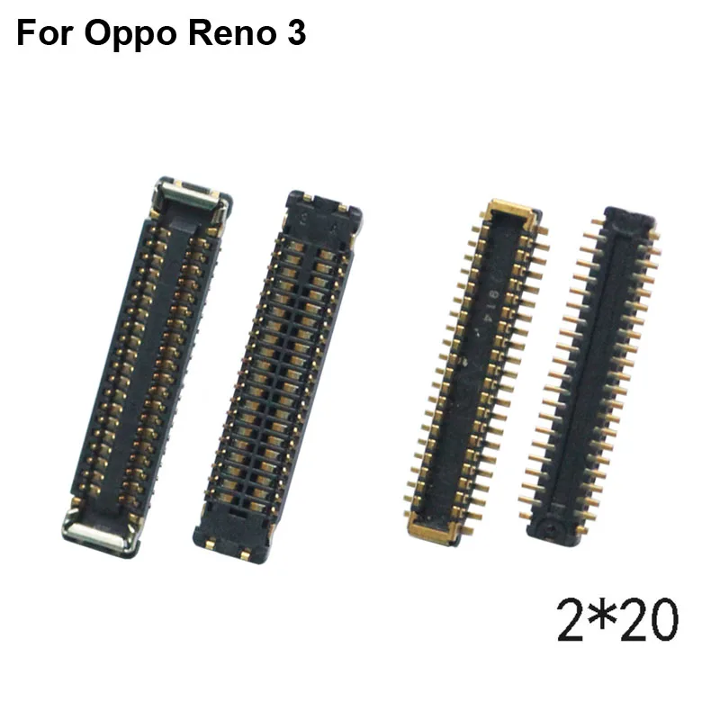 

5 шт. FPC Разъем для Oppo Reno 3 ЖК-экран на гибком кабеле на материнской плате для Oppo Reno3