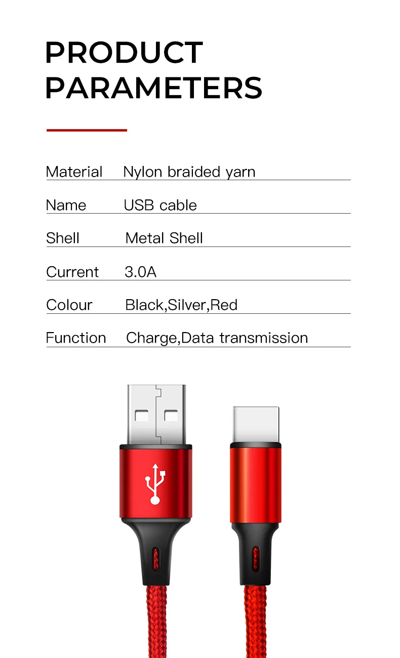 IONCT 3A Micro usb кабель для передачи данных 3 м Быстрая зарядка для iPhone Xiaomi samsung Android usb type c кабель зарядное устройство для мобильного телефона шнур провод