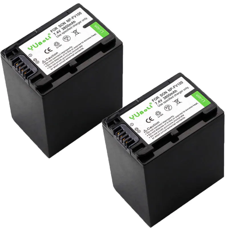 5 шт./лот батарея NPFV100 NP-FV100 NP FV100 аккумуляторные батареи для Sony NP-FV30 NP-FV50 SX83E SX63E