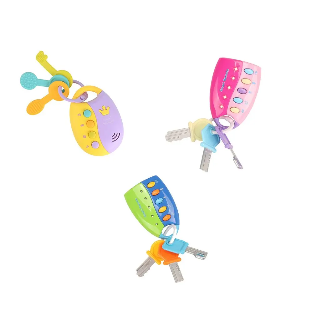 

Car Remote Control Key Toy Simulation Car Horn Sound Start Sound Lock And Unlock Sound Music Children Early Education Toys
