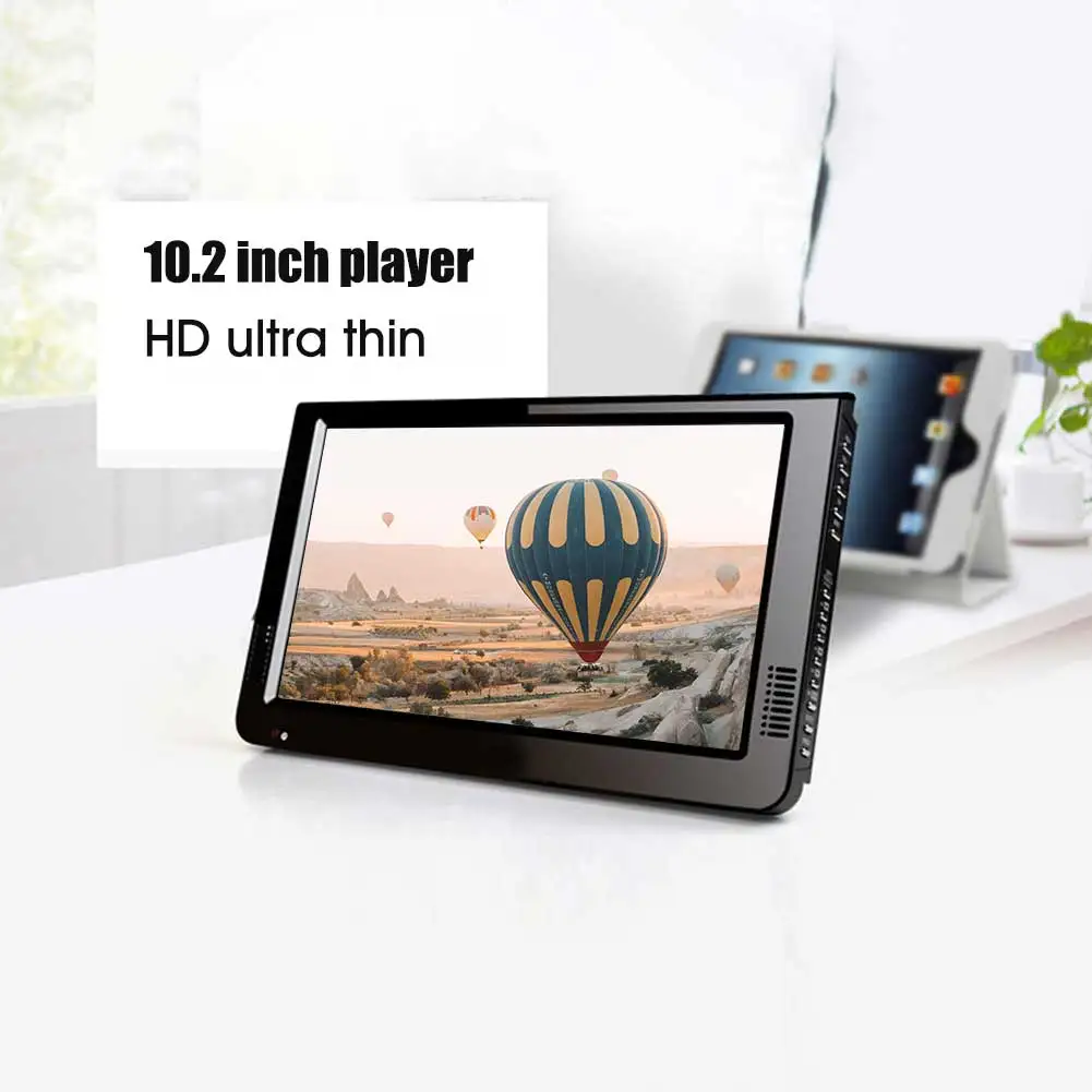 10 2 дюймовый портативный Freeview наружный кемпинг кухонный видеоплеер DVB T2 TFT LCD Аудио