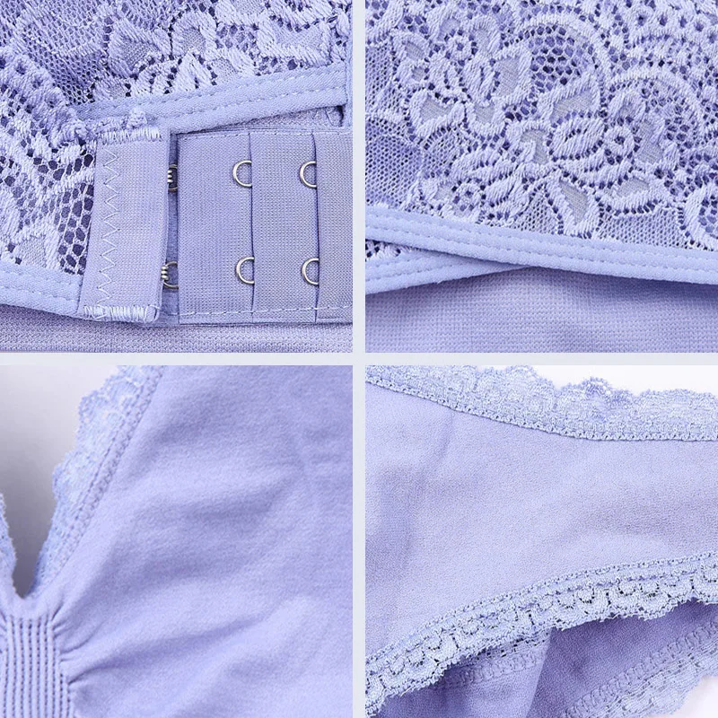 Женский бесшовный спортивный бюстгальтер с кружевной пряжкой сбоку