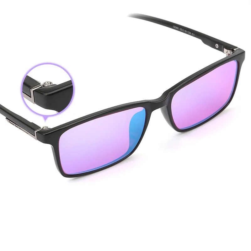 Очки красного и зеленого цвета невидимые корректирующие очки для женщин мужчин