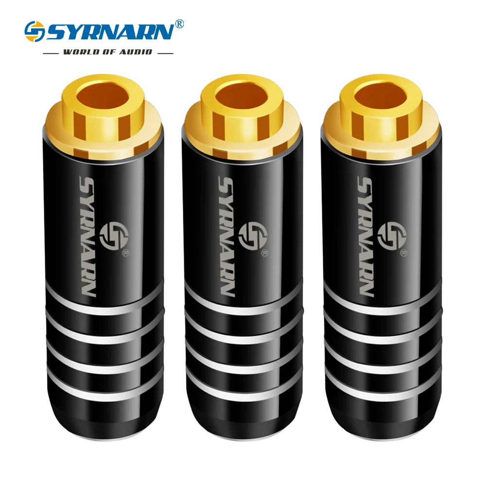 

3Pcs 4.4mm Balanced Plug 4.4 mm 5 Pole Female Stereo Headphone Jack 4.4 HiFi Earphone Audio Adapter DIY Upgraded Wire Connector