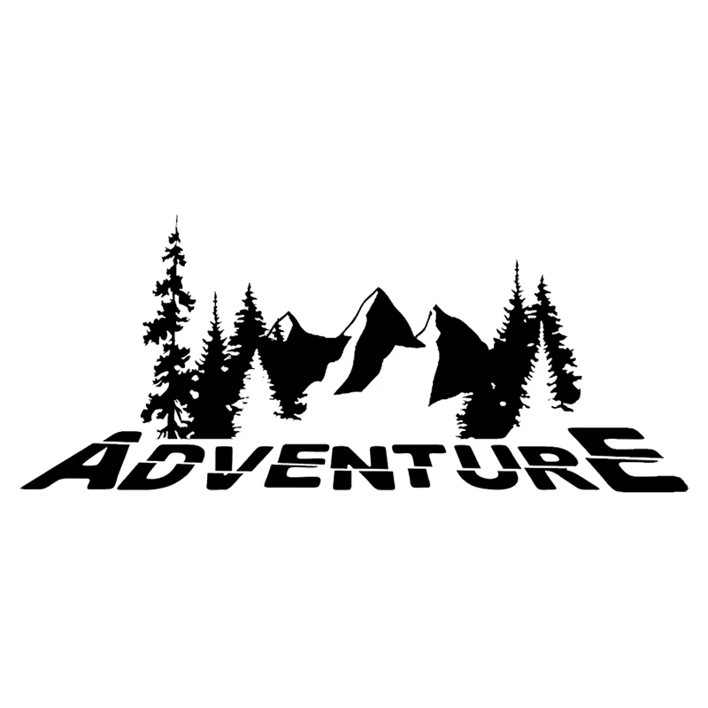 

Приключения высечка виниловая наклейка автомобильная наклейка водонепроницаемые Авто декорации на кузове автомобиля бампер заднее окно ноутбук выбрать размер # S60626