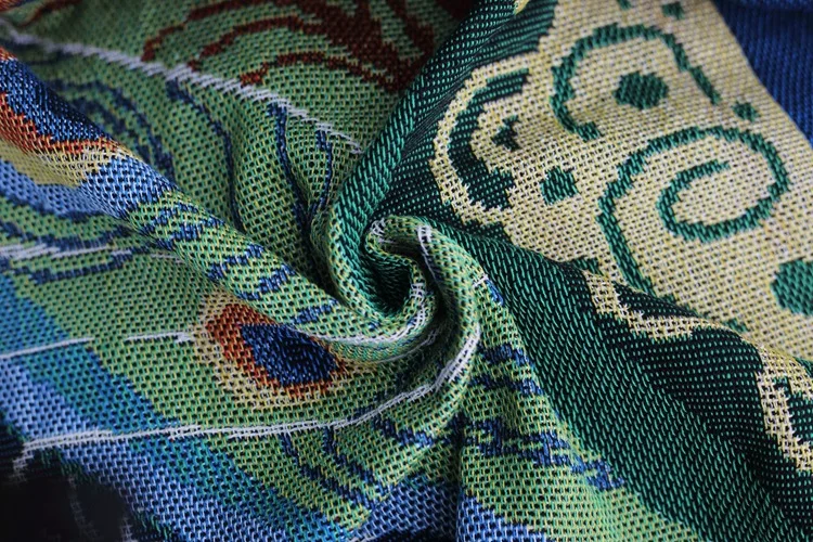 Вязаное одеяло для дивана в стиле бохо XT22|Одеяла| |