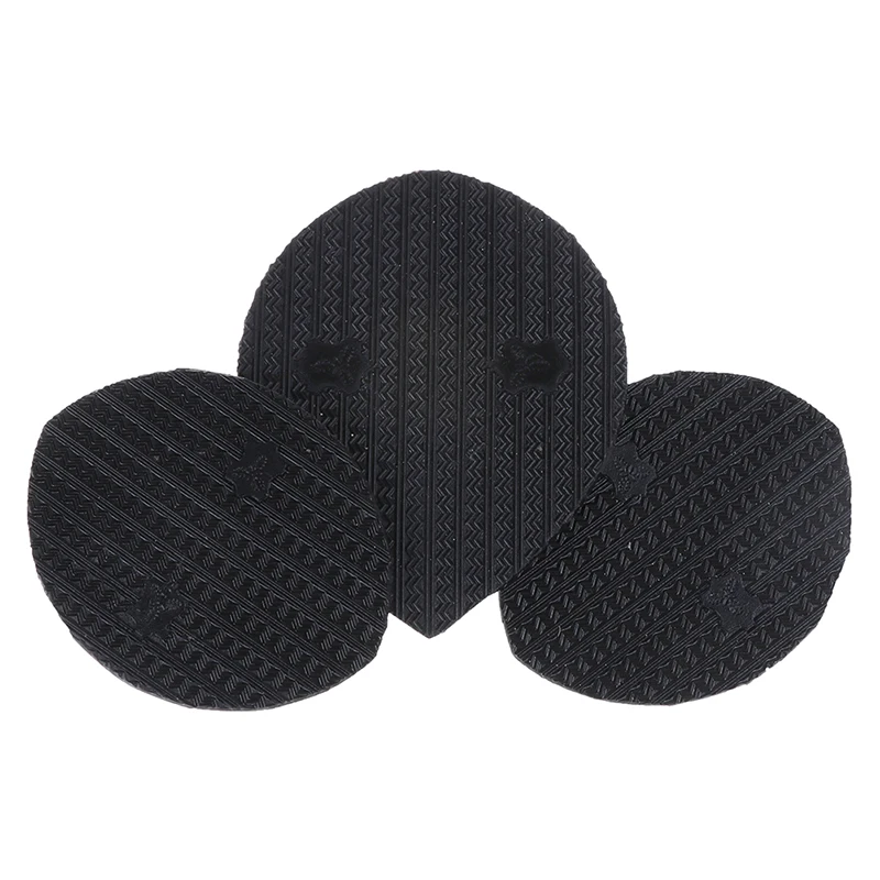 

1 Pair Anti-Slip Black Hard-Wearing Mat Soles Pads Sticker Mens Self-Adhesive DIY Stick On Shoes Sole for kitchen 3 Sizes