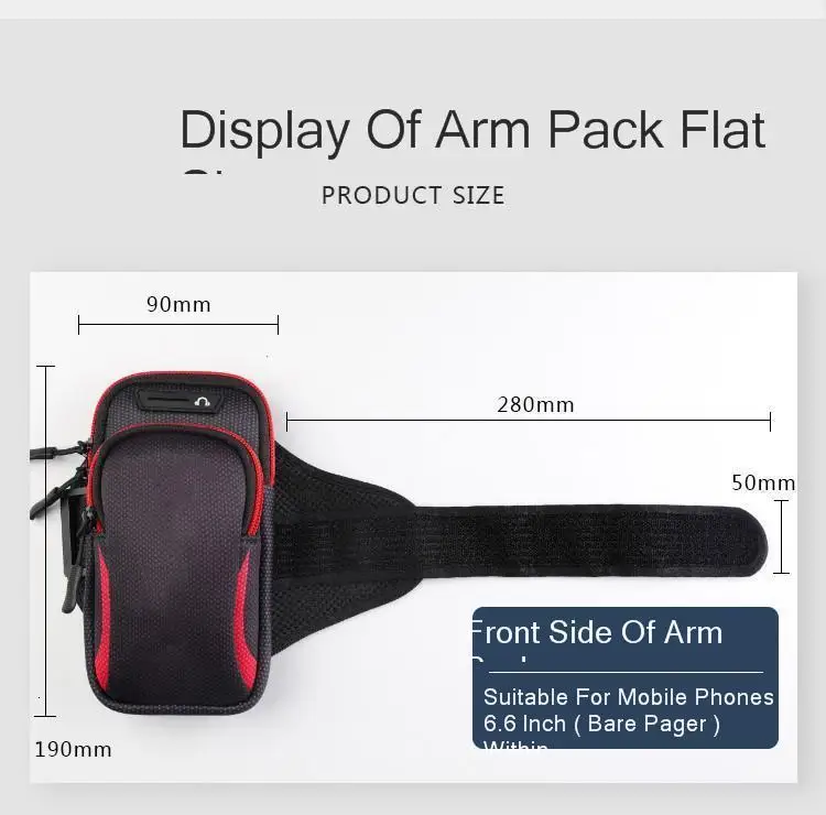Gym Sports Running Jogging Armband Arm Band Bag S22 S23  Oppo reno8pro Phone Armband 7.2 cell phone iphone 12 14 13 pro max