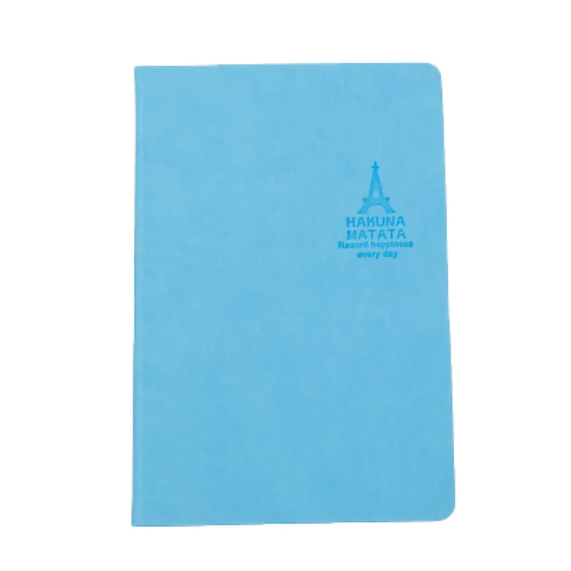 Student Notebook A5 Soft Surface Flat Leather Hardcover Office School Weekly Planner Business Creative | Канцтовары для офиса и