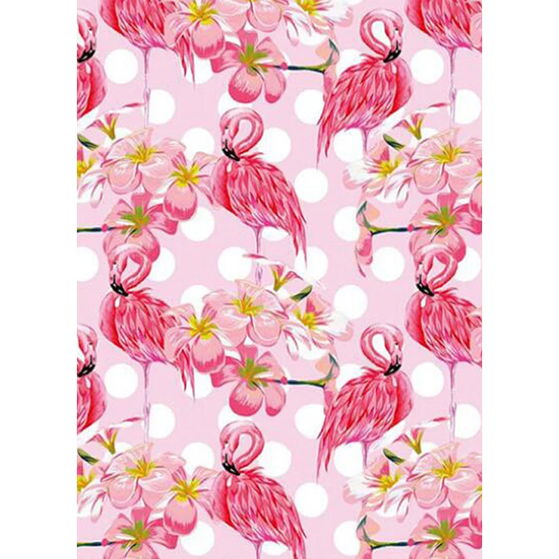 Алмазная вышивка фламинго/цветок 5D сделай сам алмазная картина полный квадрат