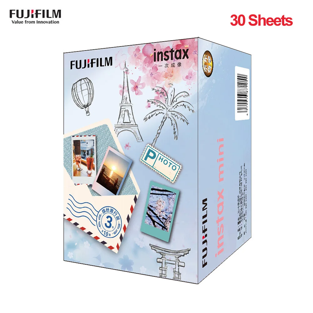 30 Sheets 10-60 листов Fujifilm Instax Mini 8 9 пленка мгновенная пленка фотобумага для Fujifilm Instax Mini 9/8/7 s/25/50 s/70/90 SP-1/SP-2 - Цвет: 30 Sheets