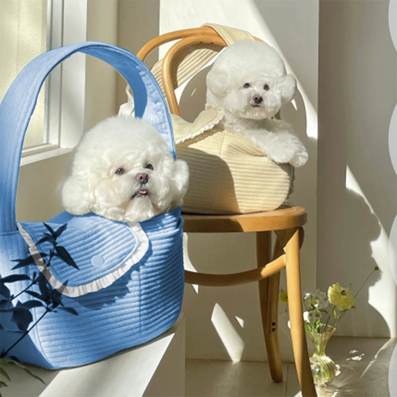 

Women Canvas Shoulder Bags Large Capacity Pet Cat Dog Crossbody Messenger Bags Handbag Casual Tote Shopping Bag For Girls