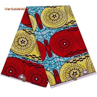 2022 ankara african prints batik pagne real wax fabric africa sewing wedding dress crafts material 100 polyester tissu fp6410