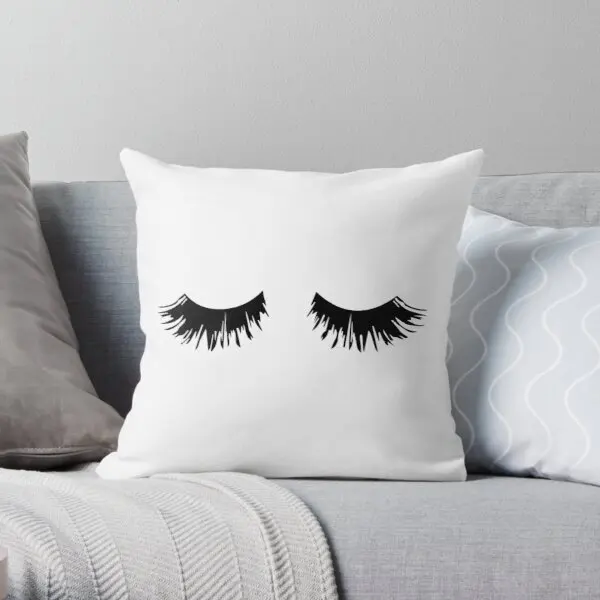 

Eyelash Print Printing Throw Pillow Cover Decor Sofa Hotel Home Bedroom Car Waist Fashion Fashion Soft Pillows not include