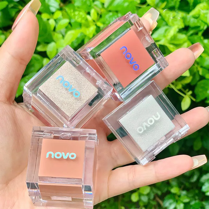 

1PCS Little Ice Cube Highlight Blush Lasting, Non-Stick Powder, Natural Nude Makeup To Brighten Skin Tone And Fine Powder Makeup