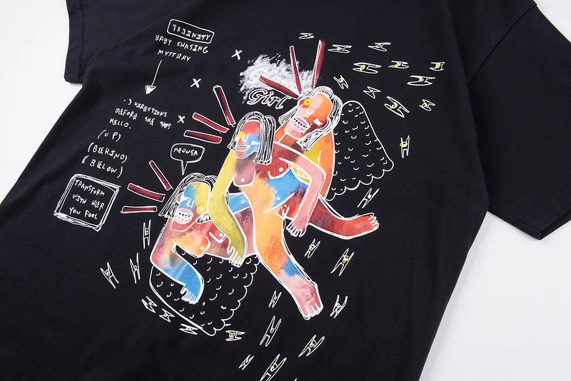 

20SS Rolling Loud LA Closetakki Hand painted Printing T-Shirts Men Women Couples T Shirts Hip-hop Oversize Tee