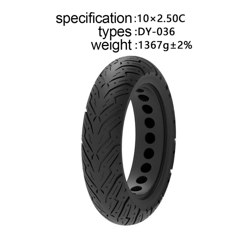 

Novel-Durable Scooter Tyre Anti-Explosion Tire Solid Tyre for Ninebot Max G30 Electric Scooter