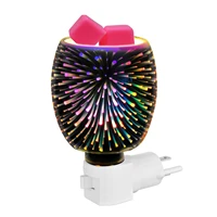 new aroma electric wax melt incense burner 3d touch electric lamp night light art aromatherapy diffuser wax warmer
