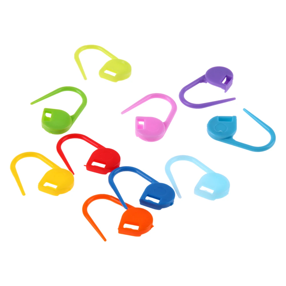 120 шт./компл. мини вязаная одежда смешанные цвета запирающиеся стежки маркеры |