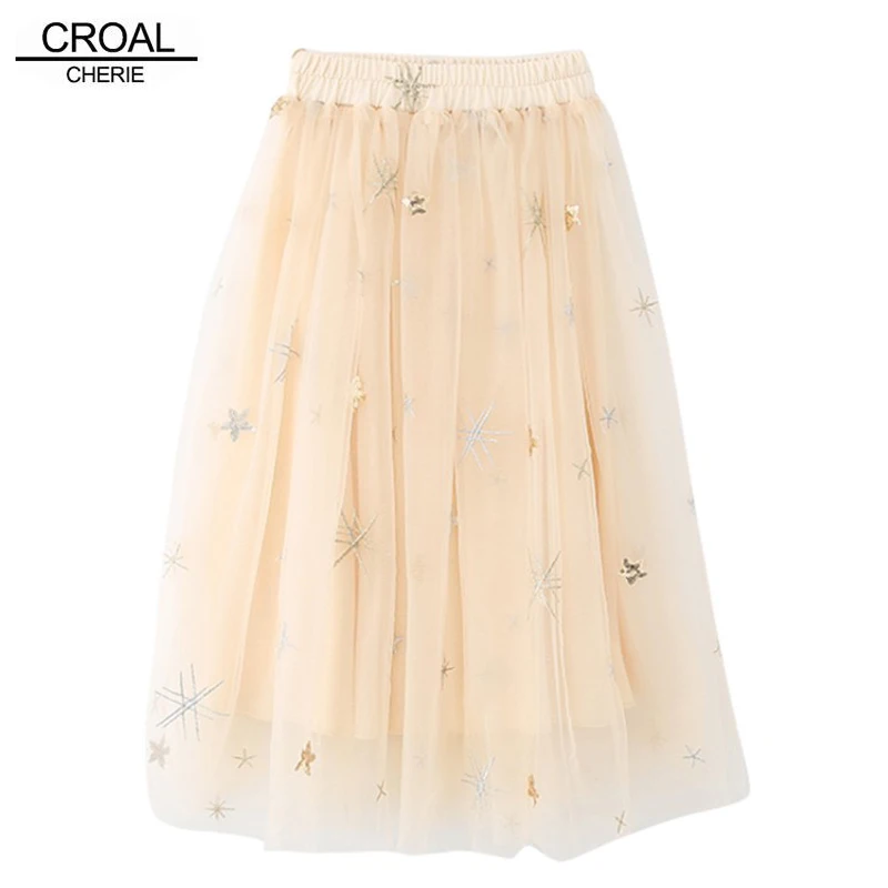 

CROAL CHERIE/Модная детская танцевальная юбка-пачка со звездами для маленьких девочек; юбка-американка с блестками для малышей; детская юбка-пачк...