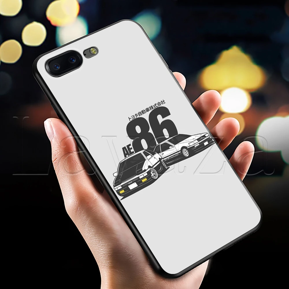 Силиконовый мягкий чехол Lavaza initial d AE86 для OnePlus 7T Pro 6T 6 5T 5 | Мобильные телефоны и