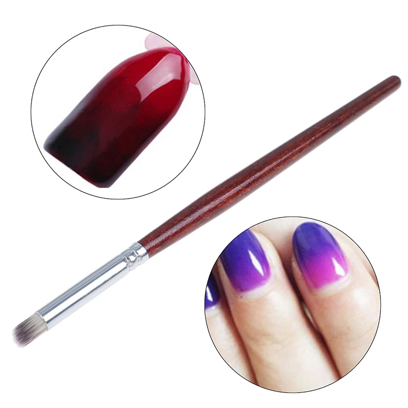 

1Pcs Professional Nail Art Brush / Manicure Gel Polish Brush / Gradual Color Blooming Nail Drawing Pen New
