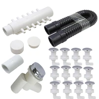 spa massage tub nozzle suit such as 7 twist and bend bubble nozzleair distributorwater valvetub pipequick connect spa