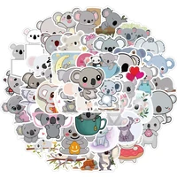 50pcsset mixed cute koala stationery stickers for laptop travel luggage diy scrapbooking diary photos albums decoration