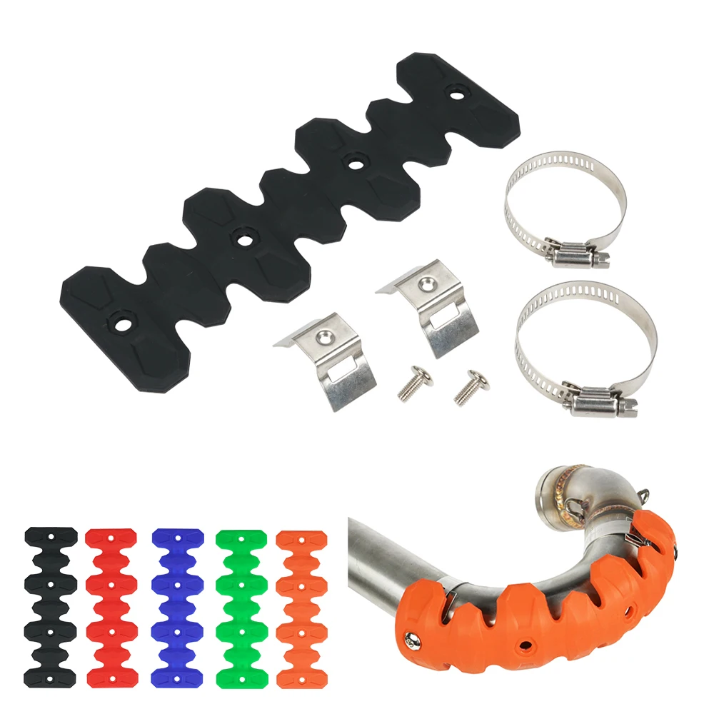 Универсальный глушитель выхлопной трубы тепловая защита для KTM SHERCO Honda Yamaha Suzuki