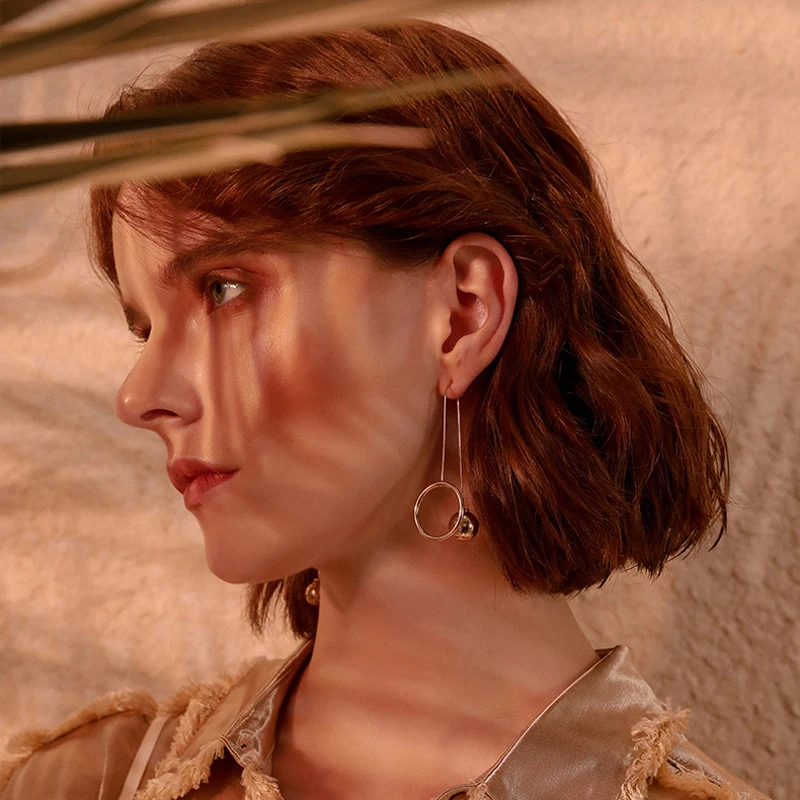 Серьги подвески ZA в новом дизайне женские висячие ювелирные украшения стиле бохо