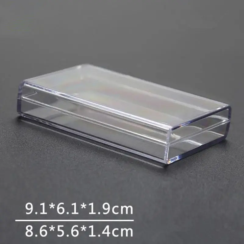 

100 шт. PS прозрачный пластиковый контейнер для игральных карт PP чехол для хранения Упаковка покерный мост коробка NO345