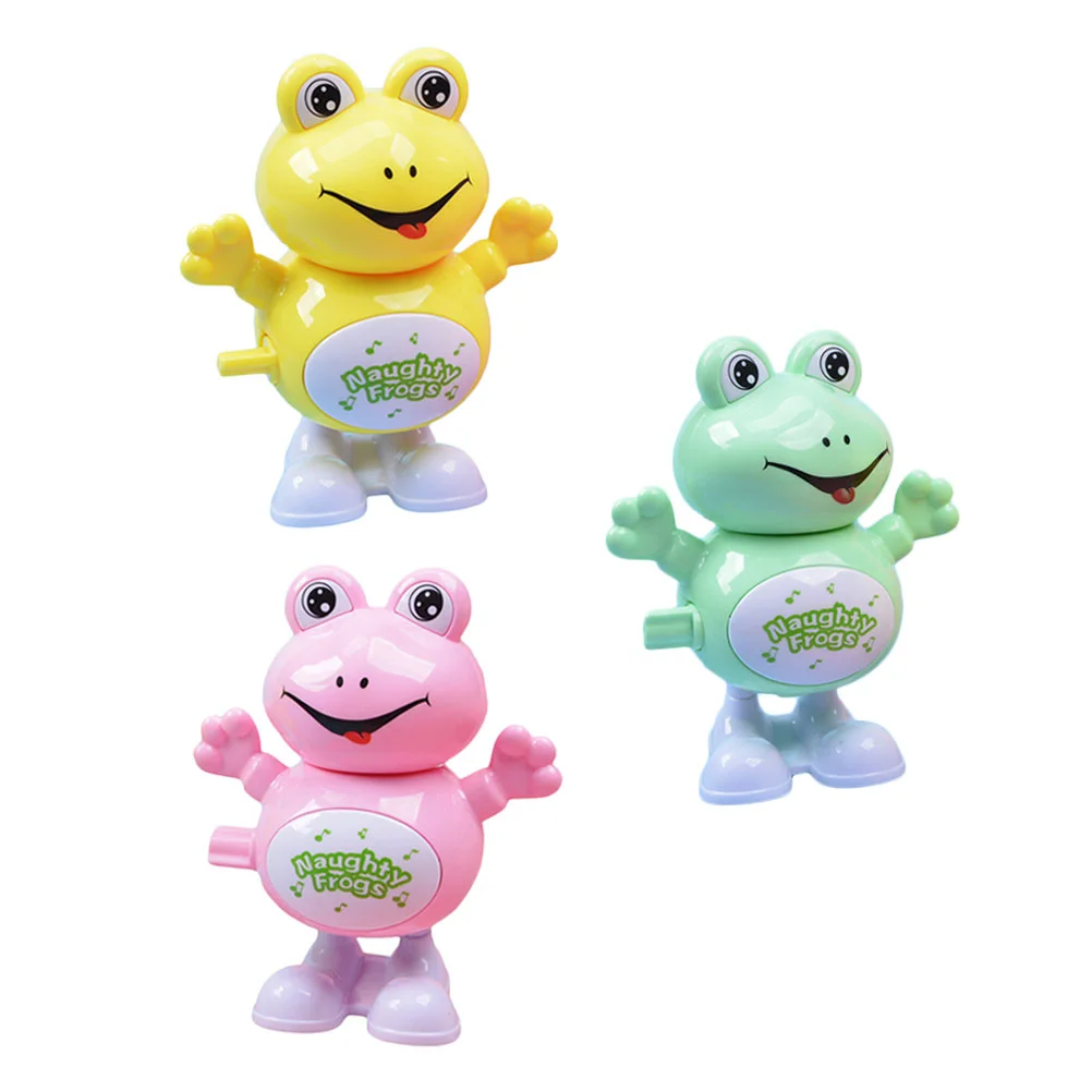 

3pcs Adorable Model Clockwork Toys Cognitive Toys Children Toys (Random Color)
