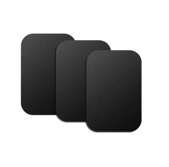 3Square Магнитная металлическая пластина крепление мобильного телефона магнит подставка для грузового автомобиля автомобильный держатель для телефона на магните универсальное железо лист диск 3m Стикеры - Цвет: 3Square
