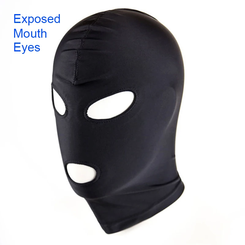 Volwassen Spelletjes Speeltjes voor Koppels SM бондаж Zachte Sexy Hoofd Masker Sex Hoofddeksels Erotische Toys Black Slave Rest|Игры для