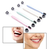 new travel adult soft toothbrush mini teeth brushes wheat straw tooth cleaning charcoal bristle brush with travel storage case