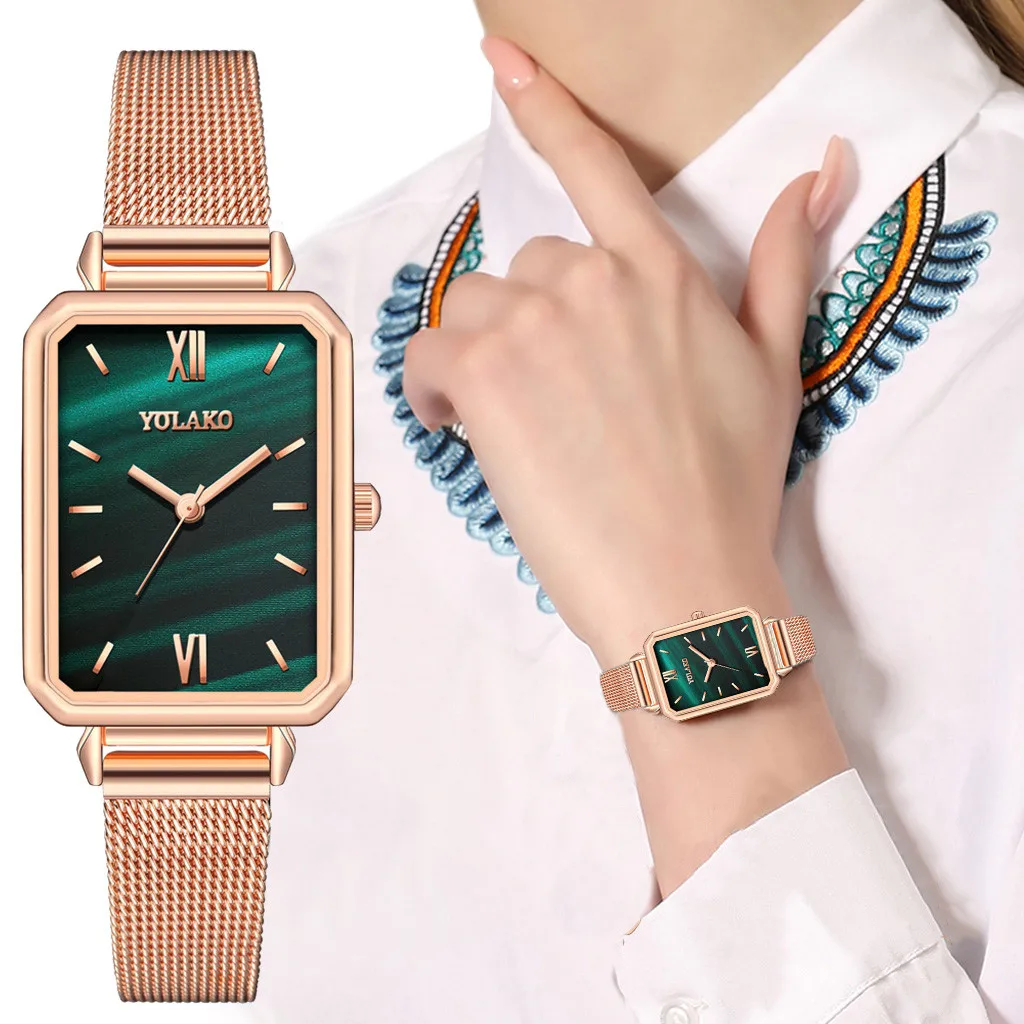 Женские прямоугольные часы Montre Femme 2020 женские роскошные модные Para Mujer Роскошные