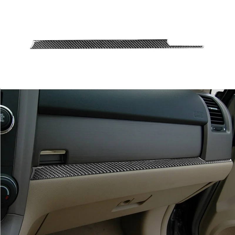 

Carbon Fiber Center Control CD Panel Volume Knob Frame Cover Trim Sticker Fit For Honda CRV 2007- 2011 Car Accessories