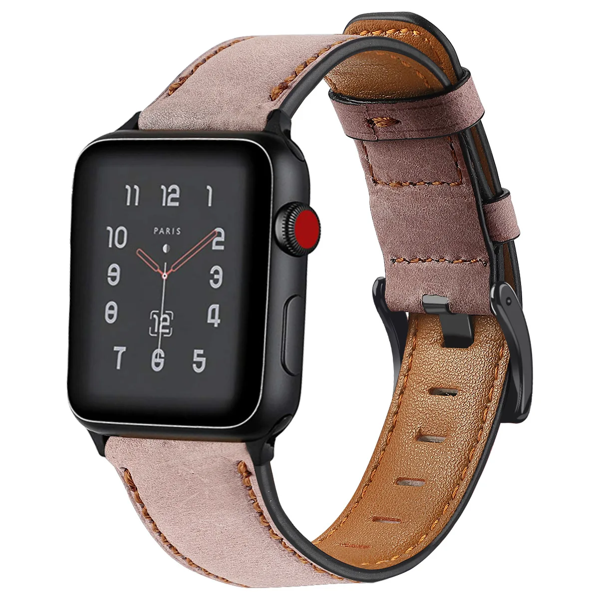 Роскошный ремешок из натуральной кожи для iwatch 44 мм 42 мм кожаный ремешок для apple watch 4 5 ремешок браслет для iwatch 5 4 3 2 38 мм 40 мм