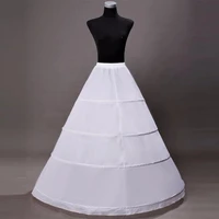 sweet yet cool long hoop petticoats for wedding dresses women underskirt white crinoline jupon sottogonna