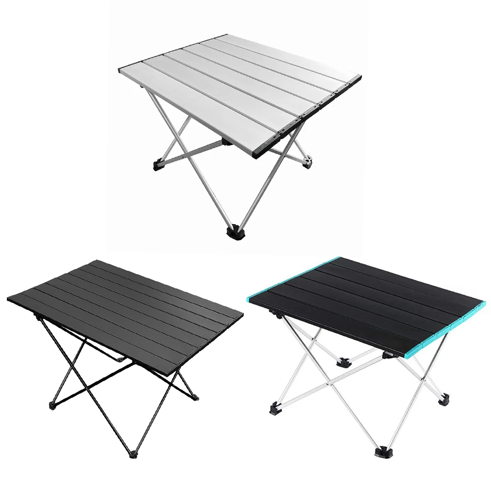 

Aluminum Alloy Portable Table Outdoor Furniture Foldable Folding Camping Hiking Desk Traveling Outdoor Picnic Table Furniture