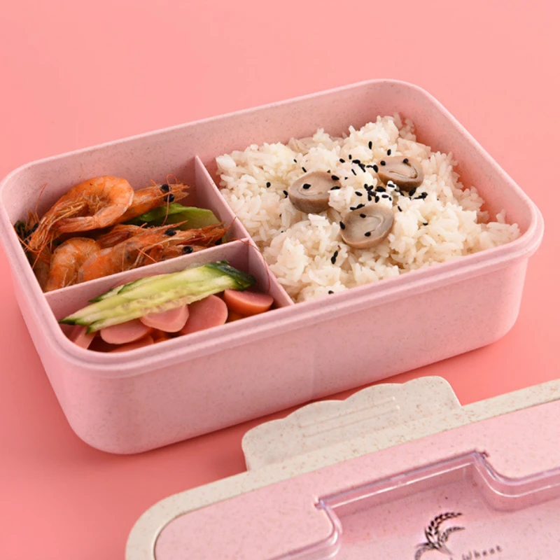 Портативный микроволновый Ланч бокс с отсеками в японском стиле Bento Box контейнеры
