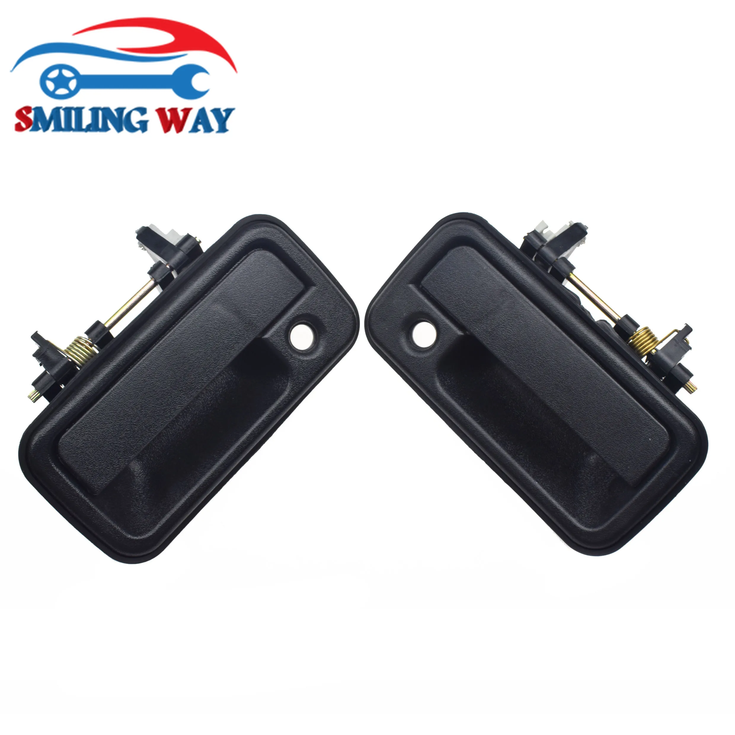 Черная внешняя искусственная дверная ручка Передняя Левая Правая LH RH для пикапа