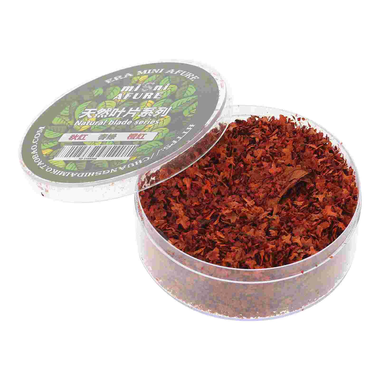 

1 коробка миниатюрных листьев, модель песочного стола, искусственные мини-листья