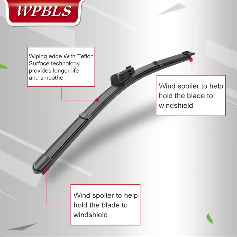WPBLS Wiper Blades for Skoda Citigo Fit Push Button Arms 2010 2011 2012 2013 |